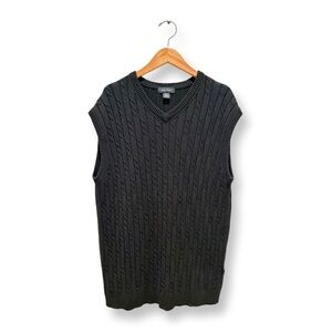 Nautica | Black V-Neck Sweater Vest